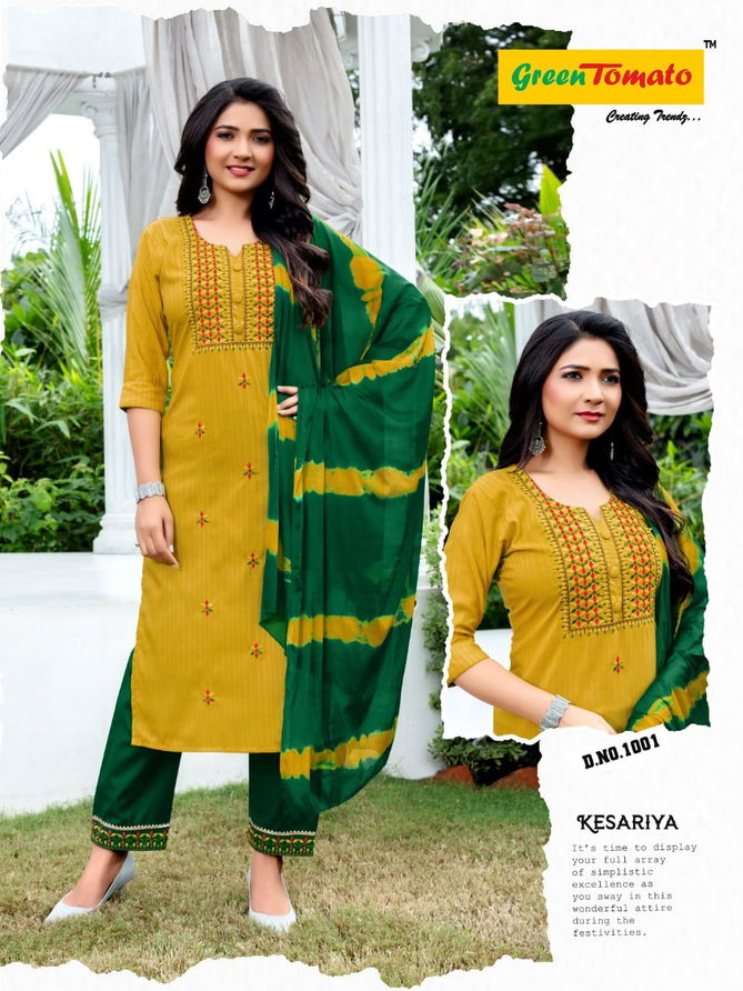 Kesariya By Green Tomato Designer Salwar Suits Catalog